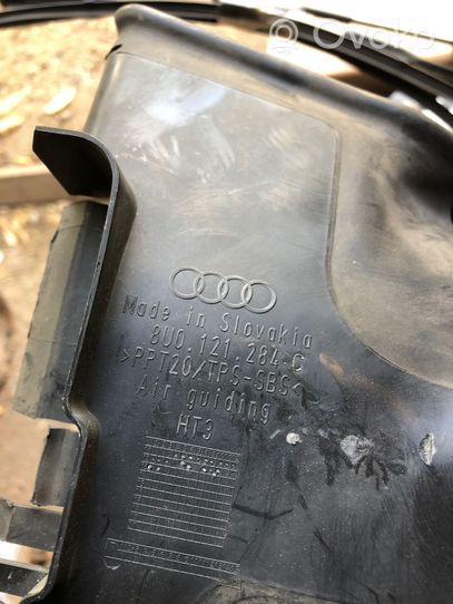 Audi Q3 8U Välijäähdyttimen ilmanohjauksen ilmakanava 8u0121284