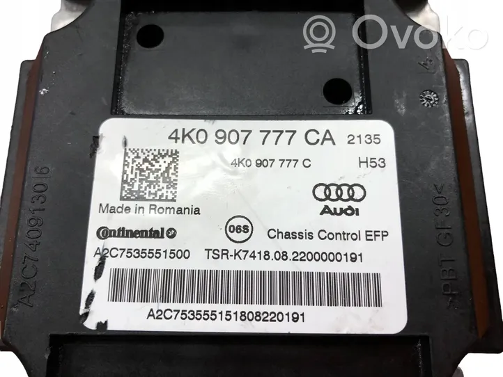 Audi A6 S6 C8 4K Jousituksen ohjainlaite/moduuli 4K0907777CA