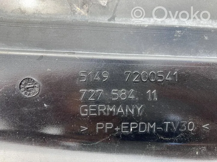 BMW 6 G32 Gran Turismo Listwa oświetlenie tylnej tablicy rejestracyjnej 7200541