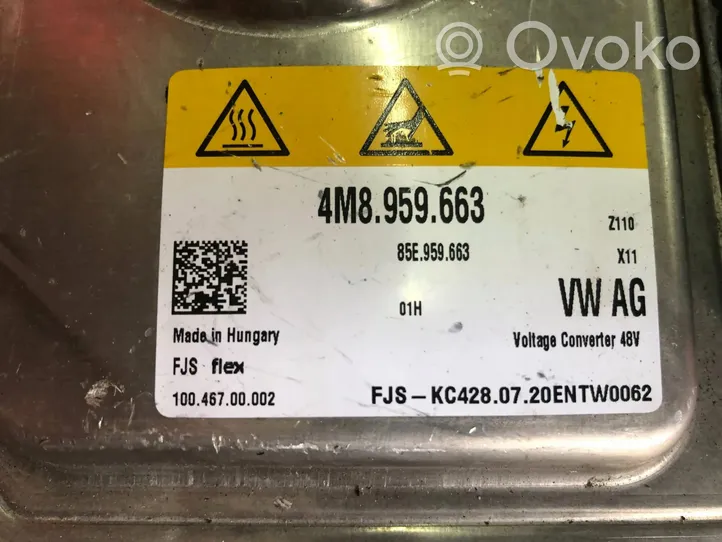 Audi Q7 4M Modulo del convertitore di tensione/trasformatore 85E959663