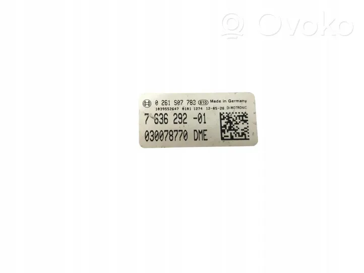 BMW 1 F20 F21 Centralina/modulo motore ECU 7636292