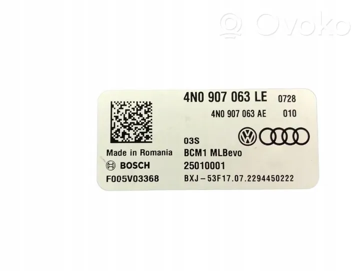 Audi A8 S8 D5 Moduł / Sterownik komfortu 4N0907063LE