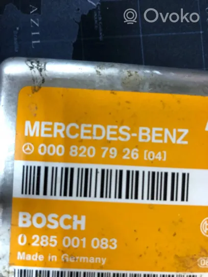 Mercedes-Benz C W202 Oro pagalvių valdymo blokas 0285001083