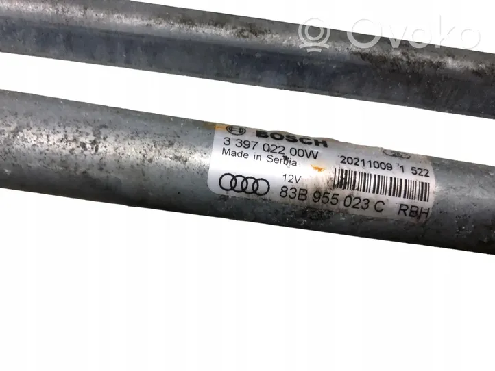 Audi Q3 F3 Etupyyhkimen vivusto ja moottori 83B955023C