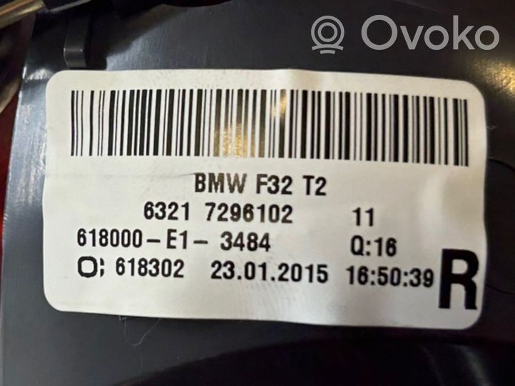 BMW 4 F32 F33 Luci posteriori del portellone del bagagliaio 7296102