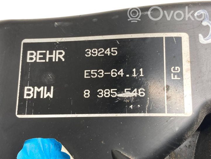 BMW X5 E53 Lämmittimen puhallin 8385546