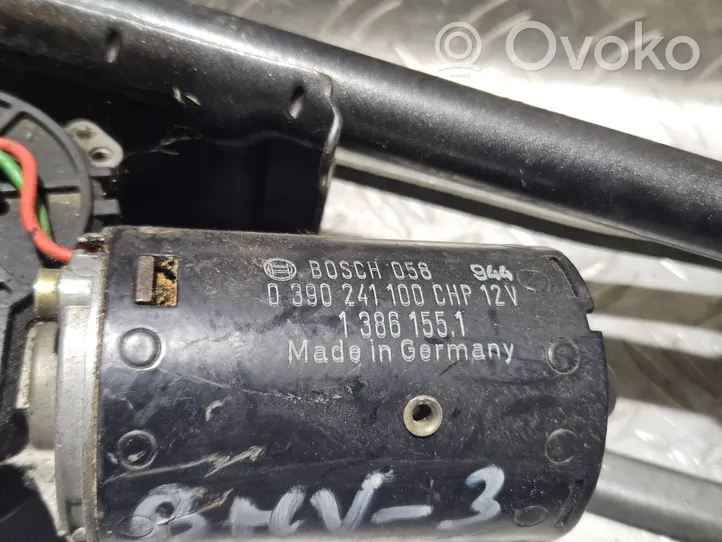 BMW 3 E30 Mechanizm i silniczek wycieraczek szyby przedniej / czołowej 0390241100CHP