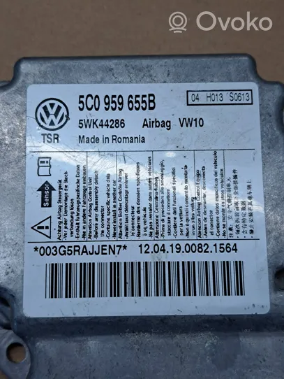 Volkswagen Golf VI Centralina/modulo airbag 5C0959655B