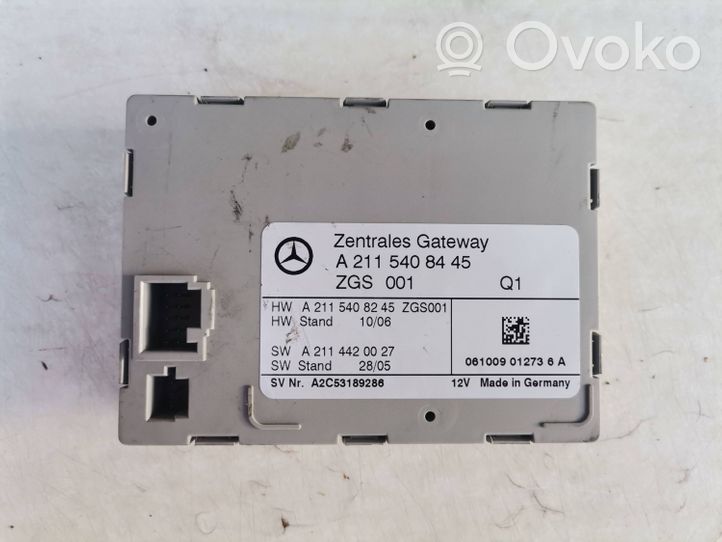 Mercedes-Benz CLS C219 Oven keskuslukituksen ohjausyksikön moduuli A2115408245