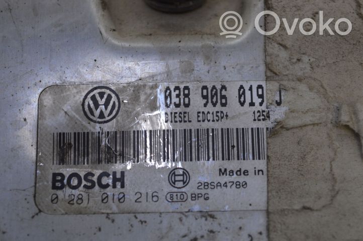 Audi A6 S6 C5 4B Calculateur moteur ECU 038906019J