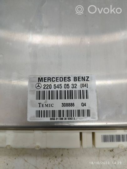 Mercedes-Benz S W220 Jousituksen ohjainlaite/moduuli 2205450532