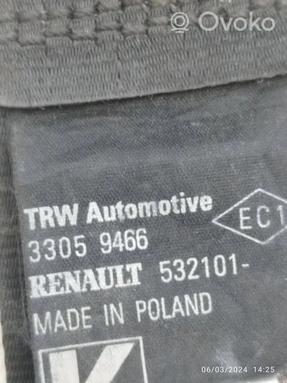 Renault Twingo II Etuistuimen turvavyö 33059466