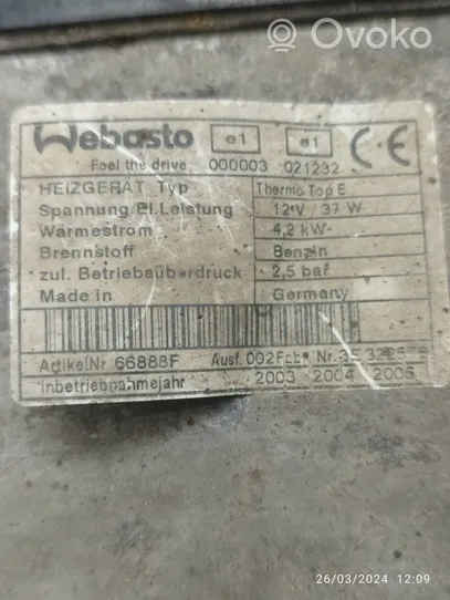 Renault Clio II Pre riscaldatore ausiliario (Webasto) 66888F