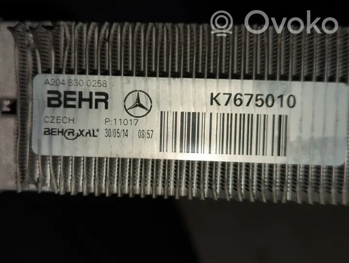 Mercedes-Benz C AMG W204 Radiatore riscaldamento abitacolo K7675010