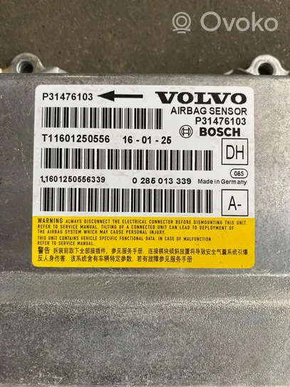 Volvo XC60 Airbag control unit/module 31476103