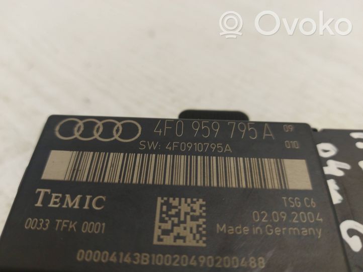 Audi A6 S6 C6 4F Autres unités de commande / modules 4F0959795A