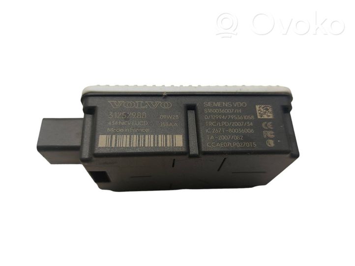 Volvo V70 Door central lock control unit/module 31252988