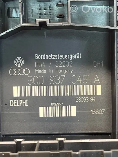 Volkswagen PASSAT B6 Comfort/convenience module 3C0937049AL