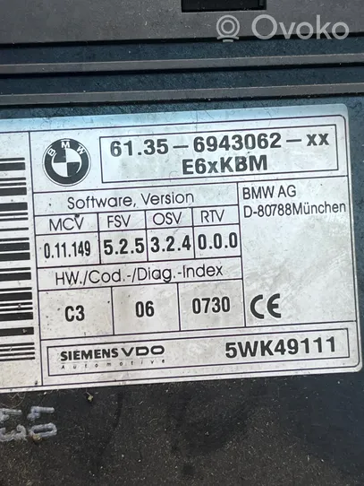 BMW 5 E60 E61 Module confort 5WK49111