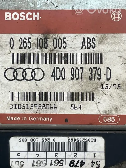 Audi A4 S4 B5 8D Moottorin ohjainlaite/moduuli 4D0907379D