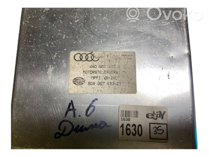 Audi A6 S6 C4 4A Engine control unit/module ECU 4A0907473B