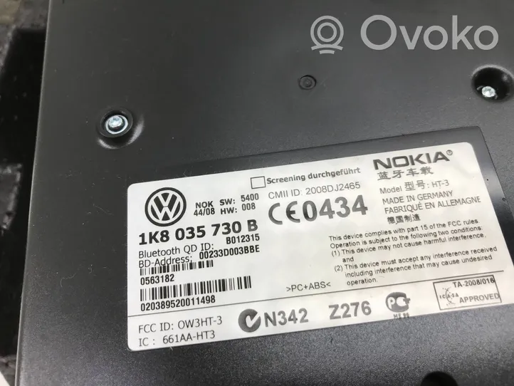 Volkswagen Golf VI Bluetoothin ohjainlaite/moduuli 1K8035730B