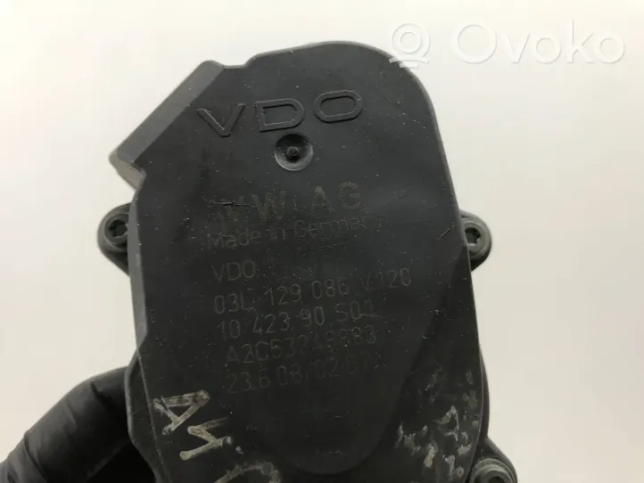 Volkswagen PASSAT B7 Intake manifold valve actuator/motor 03L129086