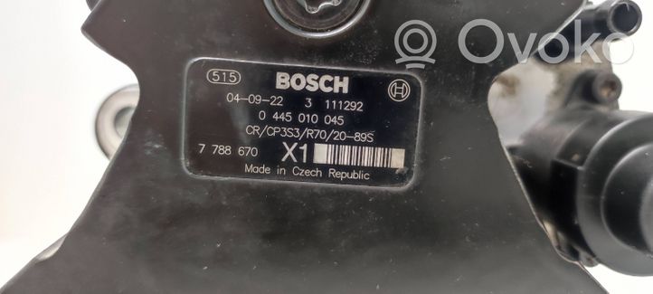 BMW X3 E83 Pompe d'injection de carburant à haute pression 7788670