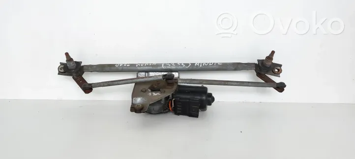 Opel Combo B Front wiper linkage and motor 22107719