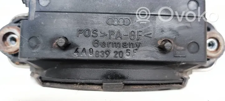 Audi 100 S4 C4 Maniglia esterna per portiera posteriore 4A0839205F