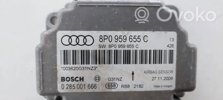 Audi A3 S3 8P Airbag control unit/module 8P0959655C