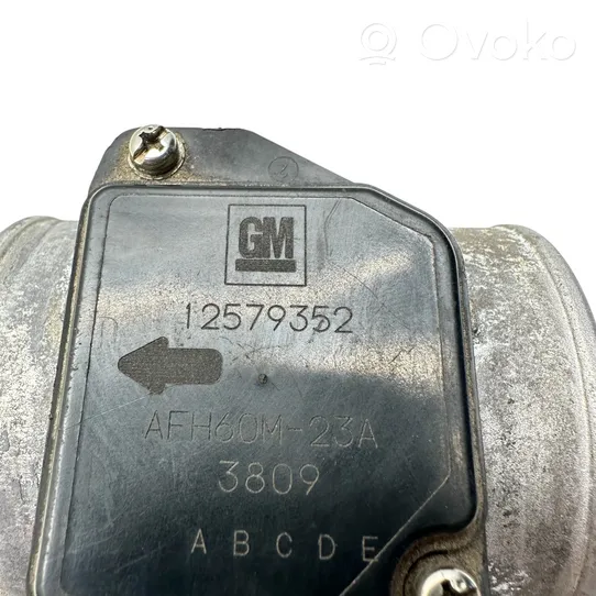 Opel Vectra C Misuratore di portata d'aria 12579352