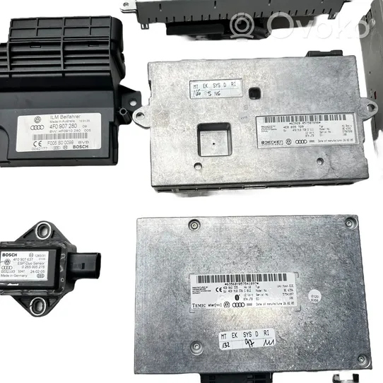 Audi A6 S6 C6 4F Kit centralina motore ECU e serratura 4F1907559