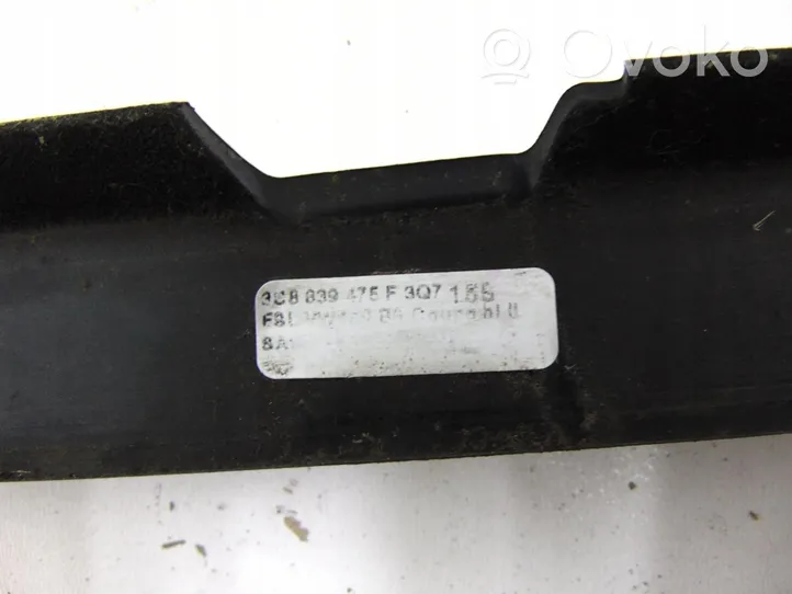 Volkswagen PASSAT CC Listwa szyby drzwi tylnych 3C8839475F