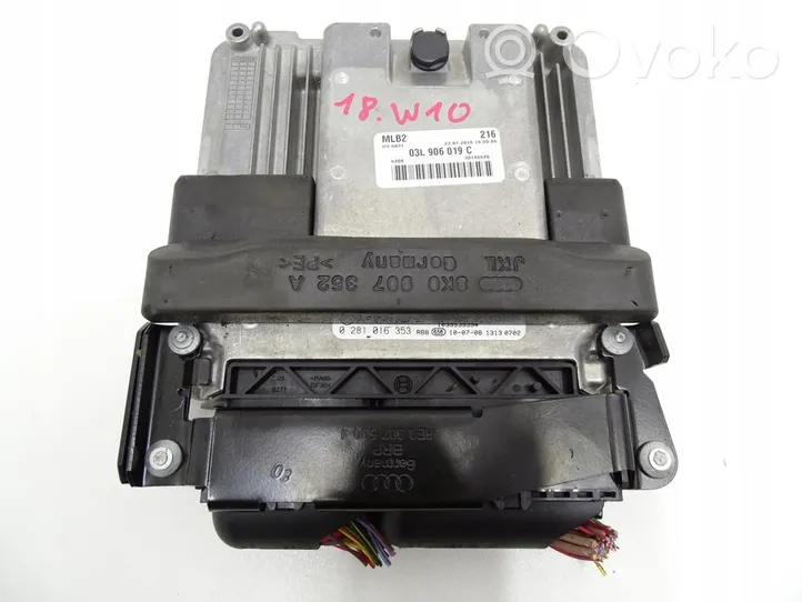 Audi A5 8T 8F Komputer / Sterownik ECU silnika 03L906019C