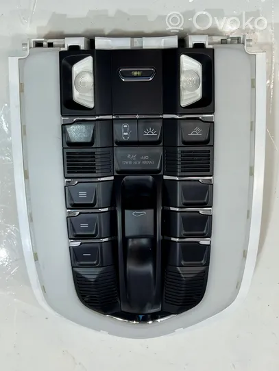 Porsche Cayenne (92A) Garniture de console d'éclairage de ciel de toit 00004398915