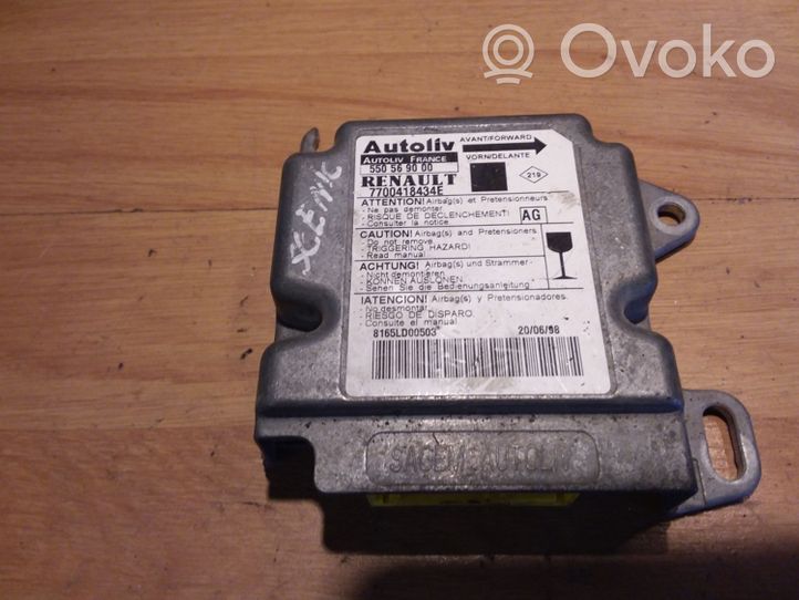 Renault Scenic I Sterownik / Moduł Airbag 7700418434E