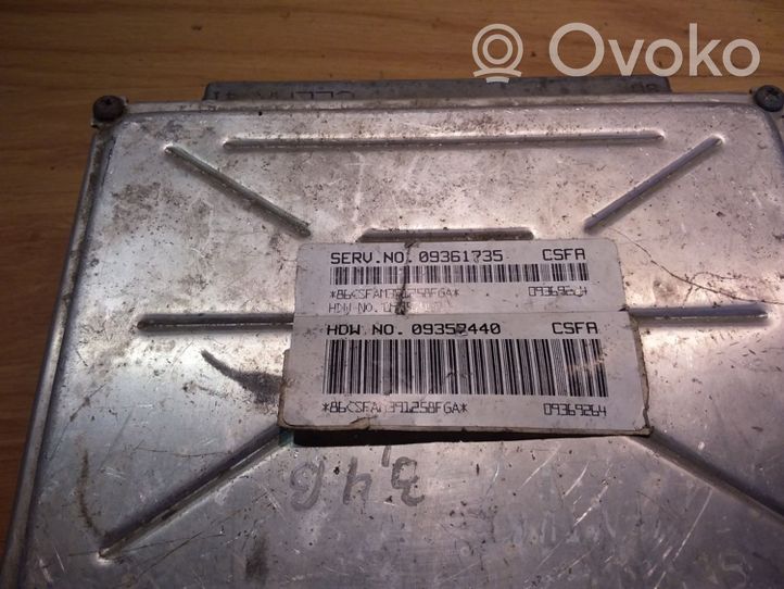 Chevrolet Venture Sterownik / Moduł ECU 09361735