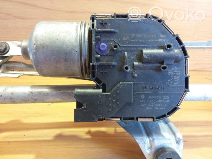 Seat Leon (5F) Mechanizm i silniczek wycieraczek szyby przedniej / czołowej 5F1955023A