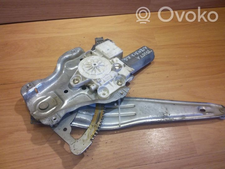 Toyota Avensis T250 Rear door window regulator with motor 6984005100