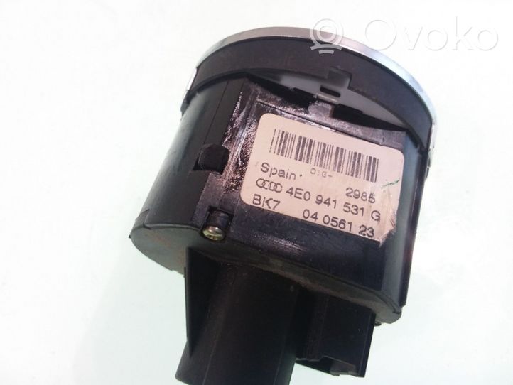 Audi A8 S8 D3 4E Interruttore luci 4E0941531G