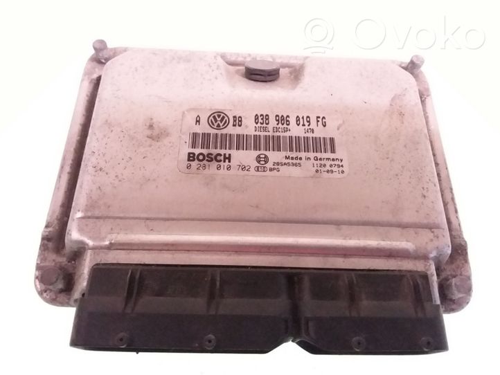 Volkswagen Golf IV Variklio valdymo blokas 038906019FG