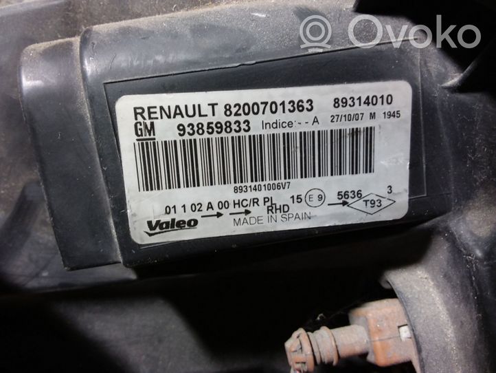 Opel Vivaro Etu-/Ajovalo 93859833