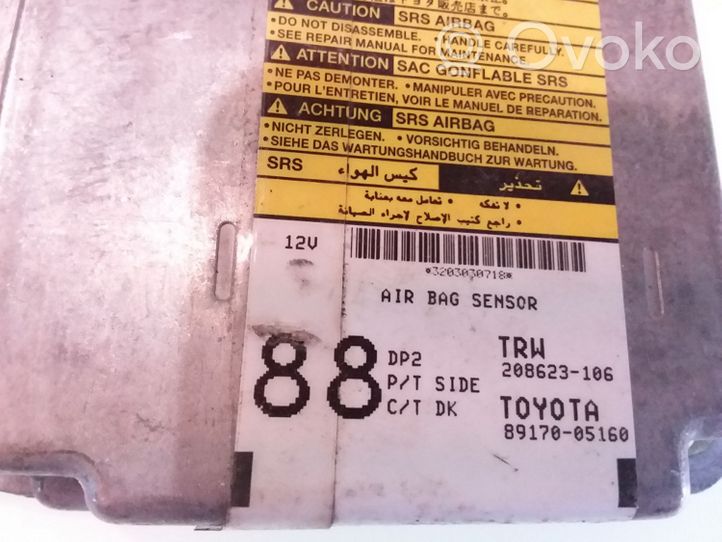 Toyota Avensis T250 Centralina/modulo airbag 8917005160