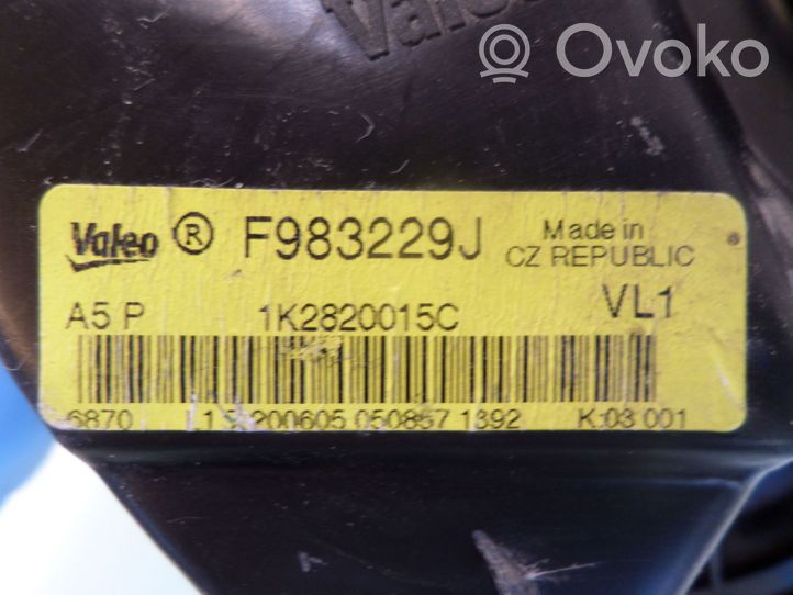 Audi A3 S3 8P Soplador/ventilador calefacción 1K2820015C