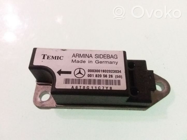 Mercedes-Benz E W210 Oro pagalvių smūgio daviklis 0018205626