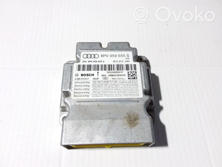 Audi A3 S3 A3 Sportback 8P Module de contrôle airbag 8P0959655S