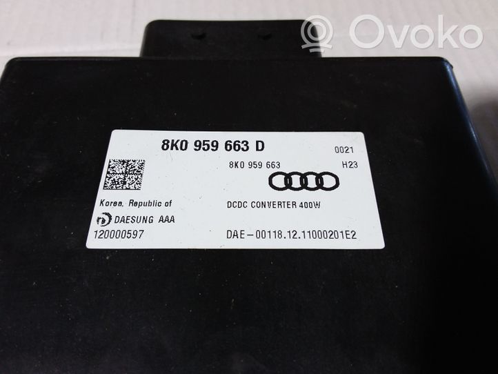 Audi A3 S3 A3 Sportback 8P Inverteris (įtampos keitiklis) 8K0959663