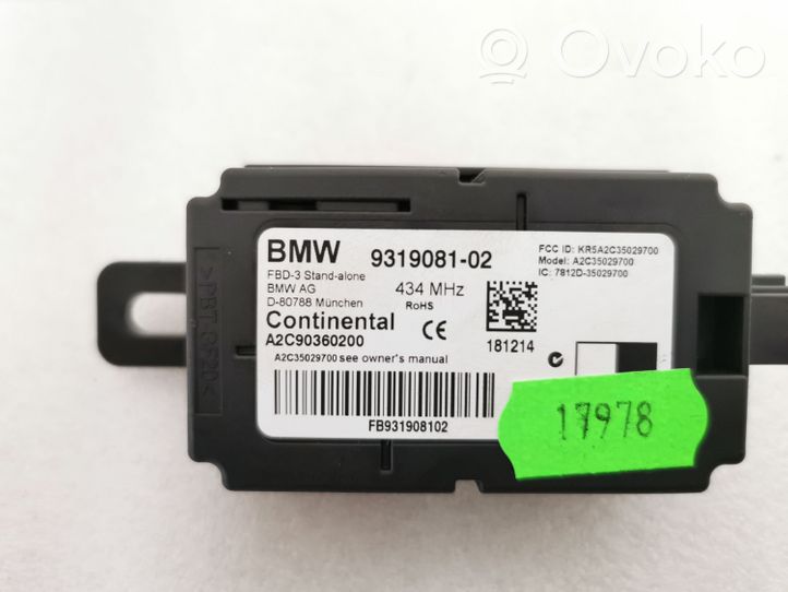 BMW 1 F20 F21 Altre centraline/moduli 9319081