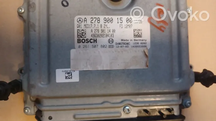 Mercedes-Benz S W221 Sterownik / Moduł ECU 2789001500